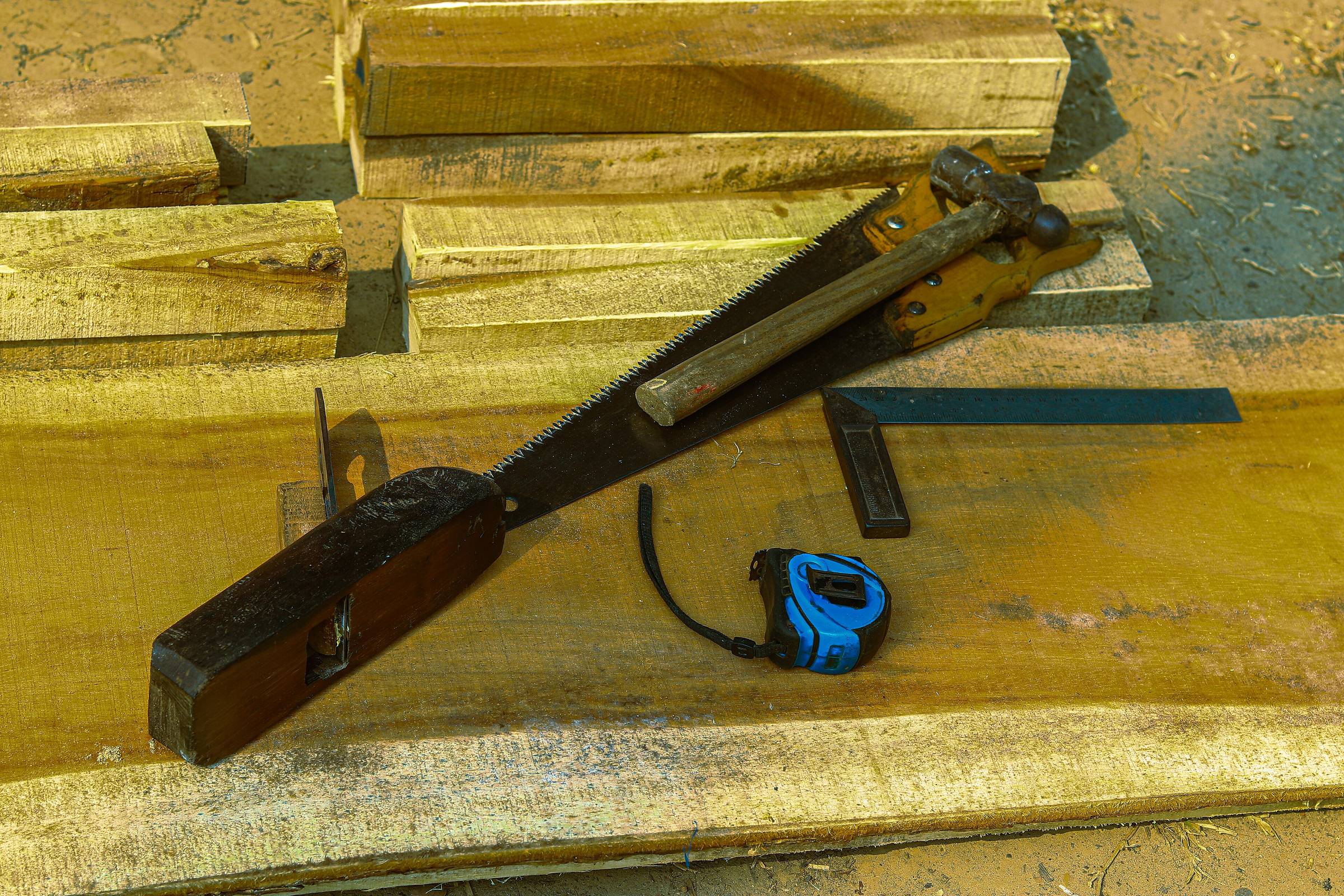 Travail du bois en atelier